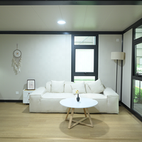 Maison conteneur préfabriquée extensible 40 pieds 20 pieds en acier léger, modulaire, 1 à 4 chambres, installation rapide, unité d'habitation complémentaire