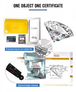 卸売価格小型ミニメレールースストーンモアッサナイトラウンドカットDカラー0.7-2.9mmラボ栽培ダイヤモンドジュエリー作り用 - Product Image 5