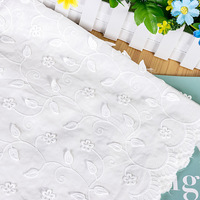 Tissu en coton intégral avec broderie de la dynastie Han Morning Glory pour vêtements pour femmes Nappes Sacs Nouveau produit non tissé