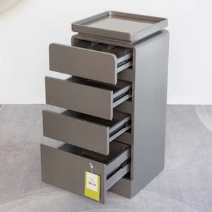 Wss 2025 Meubles de salon de coiffure Sober Barber Shop Stations, armoire d'usine avec tiroir pour la coupe de cheveux, armoire de barbier - Product Image 5