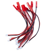 Câble adaptateur de batterie JST vers PH 2.0, 6 pièces, 135mm, 22awg, en Silicone, adapté pour voiture RC Crawler à l'échelle 1/24, pièces de rechange Micro Lipo