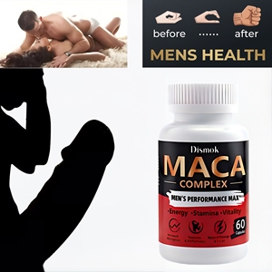 Capsule Naturali per Uomini con Formula Potenziata: Maca, Ginseng, Kigelia Africana, Rhodiola Rosea - Integratore per il Supporto della <span class=keywords><strong>Salute</strong></span> Riproduttiva Maschile - Product Image 1