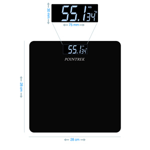 เครื่องชั่งน้ำหนักส่วนบุคคลแบบดิจิตอลอุปกรณ์100% น้ำหนักตัวแบบพกพา - Product Image 5