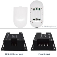 Contrôleur de luminosité et variateur de bande LED COB SMD 5V 12V 24V avec télécommande RGBW RGB CCT