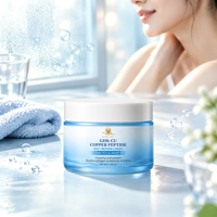 Crème hydratante pour le visage GHK Cu à étiquette privée, SNAP 8, acide hyaluronique, hydratation légère pour les peaux matures, soin quotidien de la peau