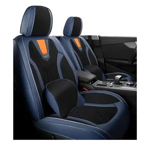 Hot-sale 2024 Five-seater Sports Luxury Car Seat Covers Seat Cover Car Environmental Leather Car Seat Cover Full Set Universal