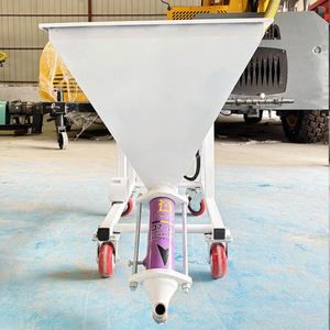 CE certificata pompa per stuccatura multifunzione macchina per stucco da parete 100L capacità di tramoggia con motore e malta del motore intonacatura - Product Image 1
