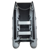 Bateau pneumatique catamaran de 3 m, PVC de 0,9 mm, puissance nominale de 9,8 CV, pliable, stable, bateau de pêche pour les lacs, les rivières, la navigation et les sports nautiques