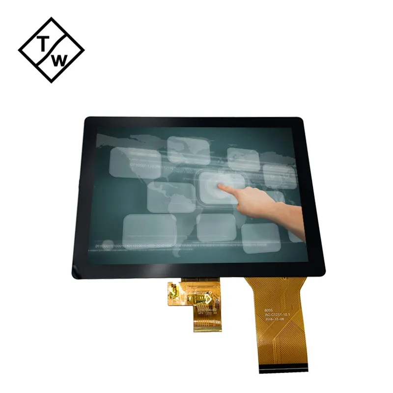 TFT LCD Panel 1024x768 Resolutie 8 inch Capacitieve Touch Screen Overlay Kit