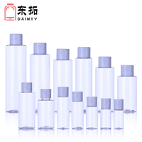 Offre Spéciale En Plastique Plat Épaule Lotion Bouteille 10ML 15ML 20ML 25ML 30ML 50ML SOINS DE LA PEAU Lotion Bouteille En Plastique Avec Bouchon