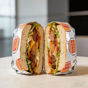 셀룰러 알루미늄 호일 샌드위치 포장지 - 부드러운 촉감의 논스틱 식품 포장지 (레스토랑용) - 버거 포장지 - Product Image 6