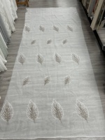 Tissus non tissés en microfibre transparente de luxe léger pour rideaux de fenêtre et décoration intérieure – Fournisseur d'usine, personnalisables pour salon