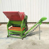 Machine de récolte et de nettoyage d'arachides à grande capacité et à haut taux de nettoyage, machine à cueillir les arachides vertes pour un usage domestique