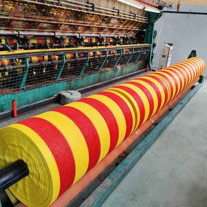 <span class=keywords><strong>Filet</strong></span> de signalisation de danger en HDPE orange et jaune - Product Image 1