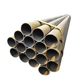 Tuyau en acier soudé au carbone personnalisé <span class=keywords><strong>de</strong></span> haute qualité, épaisseur 2-6 mm, tube rond laminé à chaud <span class=keywords><strong>de</strong></span> 6-150 mm pour l'industrie pétrolière et gazière - Product Image 1