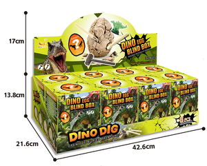 Kit d'excavation Dig It Out : Œuf de <span class=keywords><strong>dinosaure</strong></span> en plâtre à dégager, jouet d'archéologie - Product Image 4