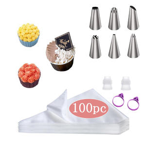 مجموعة فوهة تزيين الكيك من الفولاذ المقاوم للصدأ بتخفيضات كبيرة ، مجموعة أدوات الخبز ، فوهات المعجنات ، أكياس المعجنات ، أدوات الكيك ، فوهة الأنابيب - Product Image 1