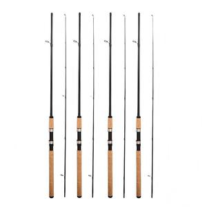 Canne à pêche à leurre en liège <span class=keywords><strong>extensible</strong></span> avec <span class=keywords><strong>action</strong></span> rapide en carbone de 3m et 1,8m, poids 120g, pour la pêche en lac et en rivière - Product Image 2