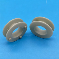 Bobine à rouleaux avec supports en nitride d'aluminium (AlN) céramique, haute conductivité thermique, résistante à l'usure, taille personnalisée, précision
