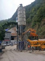 Lini Produksi Beton Siap Pakai Hongxing 35m3/jam HZS35 dengan Pilihan Pengisian Skip Bucket, Pengumpan Agregat Dua-Bin/Tiga-Bin