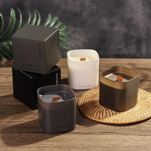 Velas Aromáticas de Cera de Soja en Frascos de Vidrio Hechos <span class=keywords><strong>a</strong></span> Mano con Diseño Floral, Aceite Natural, Decoración para el Hogar, Bodas, Navidad, Cumpleaños - Product Image 3