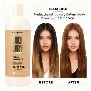 LUXLISS - Crema Oxidante Semipermanente Profesional para Salón de Belleza, Revelador de Color de Cabello, Peróxido para Teñir, Cubre el Color del Cabello - Product Image 1
