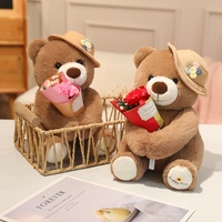 Boneka Beruang Teddy Super Lembut Grosir Pabrik, Mainan Hewan Boneka Isi Dakron, Hadiah Ideal untuk Hari Ibu dan Hari Valentine