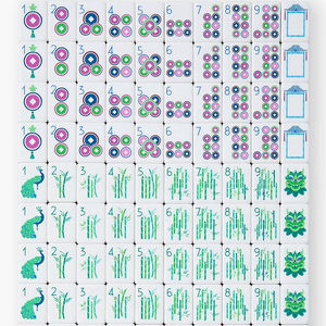 Juego de Mahjong de acrílico americano de lujo personalizado 166 160 azulejos Mahjong de viaje Singapur Mahjong Rummy Gme Set - Product Image 1
