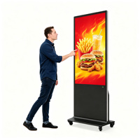 Écran d'affichage numérique interactif pour la publicité et le marketing, 43 pouces, HD 4K, Android 10, tactile IR 10 points
