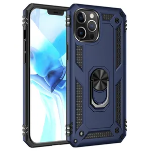 Mobiele Telefoon Accessoires Back Cover Met Ring Houder Shockproof Armor Telefoon Case Voor Iphone 13 11 12 Pro Max X/Xs