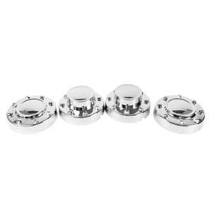 Wheel Cover Protective <b>Bolt</b>-On Silver For Dodge Ram 11-16 ABS Plastic Center <b>Cap</b> - Product Image 2