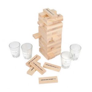Chất Lượng Cao Bằng Gỗ Xây Dựng Câu Đố Đảng Uống Xếp Chồng Tâm Trò Chơi Dành Cho Người Lớn Trẻ Em Khối Trò Chơi - Product Image 2