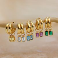 NATUNA Nouvelle Tendance Mini Porte-bijoux en Argent 925 pour Présentation Mariage Personnalisé Luxe Pierres Précieuses Boucles d'Oreilles