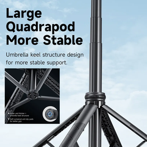 Cây gậy tự sướng thông minh C17 AI theo dõi khuôn mặt, chân máy bốn chân 64 inch, xoay toàn cảnh 360 độ, tay cầm cân bằng, <span class=keywords><strong>gimbal</strong></span> 1630mm - Product Image 4