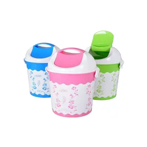 Waste Bins Trash Can Creative Non-removable Garbage Bags Waste Paper Basket Garbage Bin For Home Bedroom