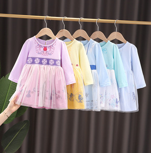 Vestido de Fiesta para Niña RTS, Diseños de Vestidos Infantiles, Vestidos de Manga Larga para Niñas, Listos para Enviar - Product Image 3