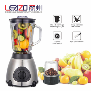 Leazo Blender en acier personnalisé, mélangeurs et extracteurs de jus, ensemble d'extracteurs de jus, <span class=keywords><strong>Silver</strong></span> <span class=keywords><strong>Crest</strong></span>, mélangeur alimentaire commercial intelligent à grande vitesse - Product Image 3