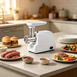 <span class=keywords><strong>Tritacarne</strong></span> 300W per Polpette e Impasti, con Contenitore Rimovibile in Plastica Alimentare, Senza Angoli Morti, da Tavolo - Product Image 6
