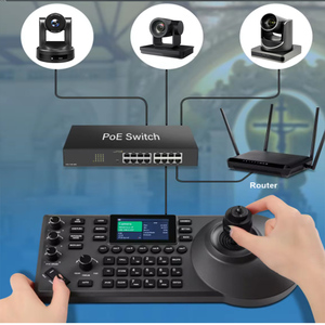 4D phím điều khiển <span class=keywords><strong>PTZ</strong></span> Mạng Bàn phím điều khiển với <span class=keywords><strong>3</strong></span> inch LCD live streaming cho PELCO D/P RS232 RS485 bỏ phiếu chức năng - Product Image 3