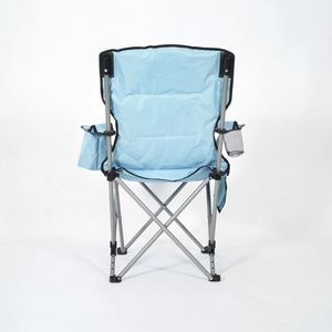 Silla Plegable de Playa Moderna y Cómoda, con Marco Metálico Ajustable, Bolsa Refrigerante, Bolsillo para Revistas, Portavasos de Tela, Muebles para Exteriores - Product Image 5