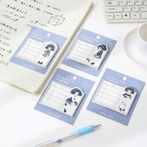 สมุดโน้ตสติกเกอร์น่ารักแบบขายส่ง อุปกรณ์การเรียนสุดสร้างสรรค์ สมุดบันทึกน่ารักสำหรับเด็กผู้หญิง พร้อมแผ่นโน้ตแบบมีกาวในตัว - Product Image 2