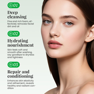 KORMESIC – Nettoyant visage hydratant et éclaircissant à l'aloe vera bio 30g, glycériné, pour la vente en gros, marque privée, OEM - Product Image 2