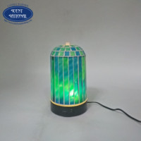 Diffuseur en verre 3D, humidificateur à ultrasons, lumière de nuit, huile essentielle, 11ml, USB pour maison, hôtel, bureau