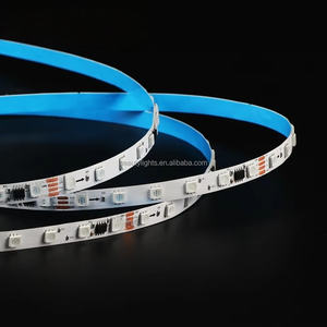 Meilleurs nouveaux produits 14W/M 12V 24V 10mm Quatre lignes Smart Smd 5050 Led Rgb Bande lumineuse LED Rgb 5050 60D 5m IC 16703 - Product Image 3