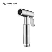 Pulvérisateur de bidet portatif en acier inoxydable de haute qualité pour salle de bain, finition brossée pour salle de douche
