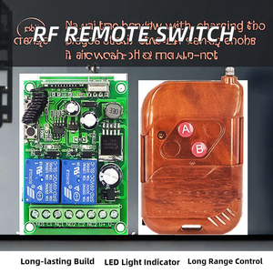 RF 433mHz AC/DC 9V-30V 10A 2CH relé receptor transmisor interruptor de Control remoto inalámbrico puerta de garaje Motor abridor de puerta de plástico - Product Image 2