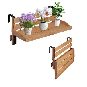 Tavolo <span class=keywords><strong>da</strong></span> <span class=keywords><strong>balcone</strong></span> in legno Combohome, tavolo <span class=keywords><strong>da</strong></span> <span class=keywords><strong>balcone</strong></span> pieghevole regolabile <span class=keywords><strong>da</strong></span> parete per <span class=keywords><strong>balcone</strong></span> e cortile - Product Image 1