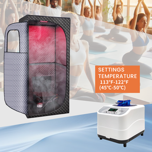 Sauna Portátil de Vapor para Todo el Cuerpo, Material Duradero, Tienda de Sauna Plegable con Infrarrojos, Sauna Seca y Húmeda para el Hogar - Product Image 1