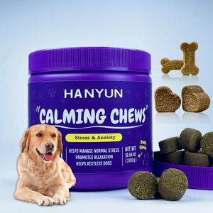 Logo personnalisé nourriture pour animaux de compagnie nutrition os doux forme chat calmant collations nourriture douce à mâcher calme et détendre supplément pour animaux de compagnie - Product Image 1