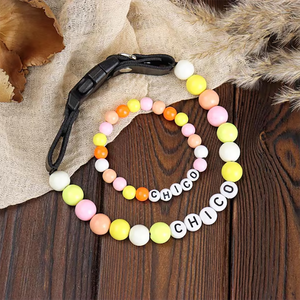 Collier pour chien personnalisé <span class=keywords><strong>pas</strong></span> <span class=keywords><strong>cher</strong></span>, fait main, en perles, avec boucle, pour le bricolage - Product Image 6